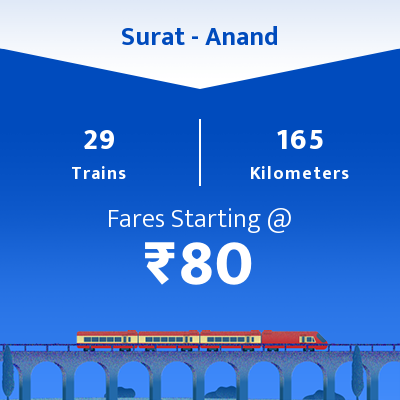 Surat To Anand Trains